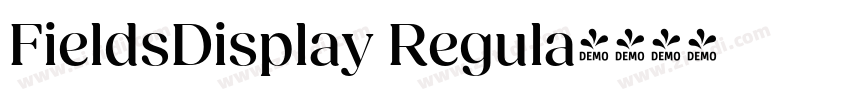 FieldsDisplay Regula字体转换